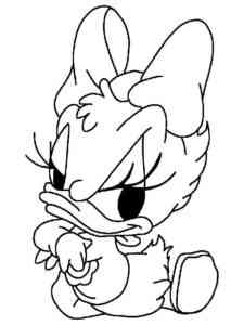 Baby Daisy Duck coloring page