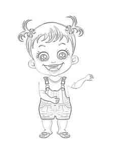 Cute Baby Hazel coloring page