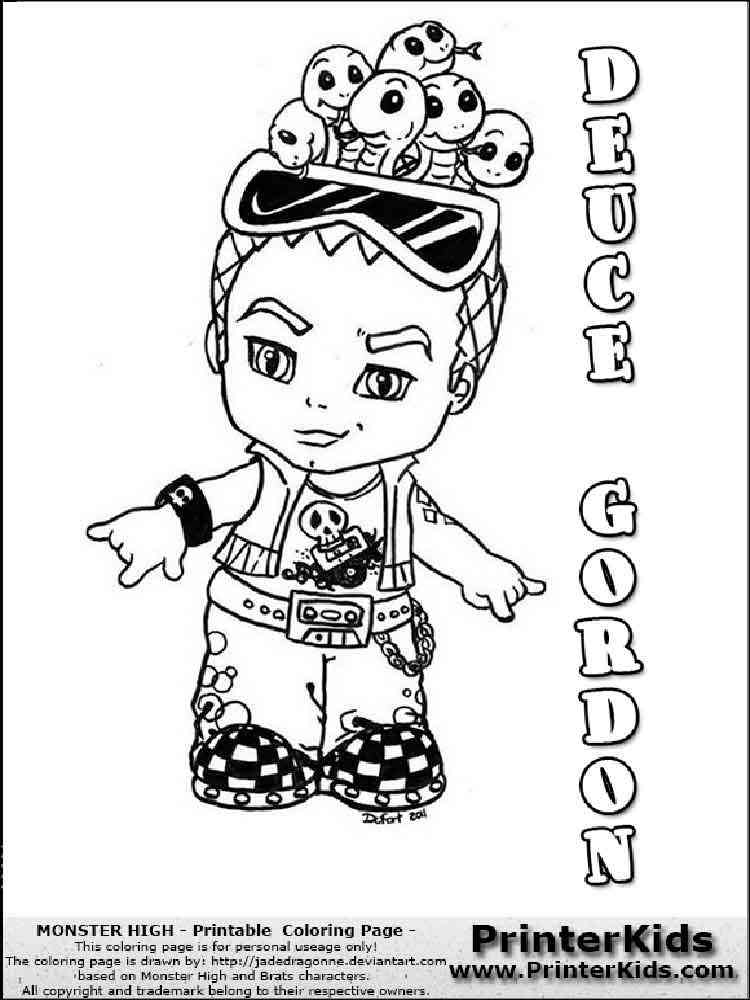 Baby Deuce Gorgon coloring page