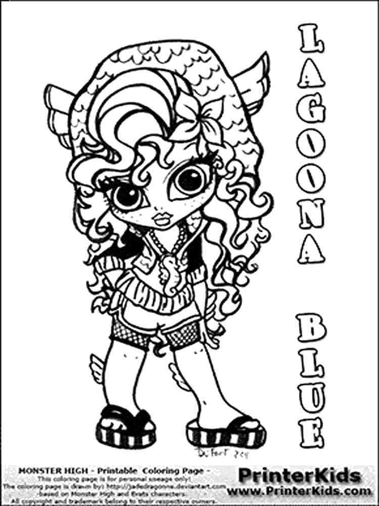 Baby Lagoona Blue coloring page