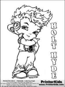 Baby Holt Hyde coloring page