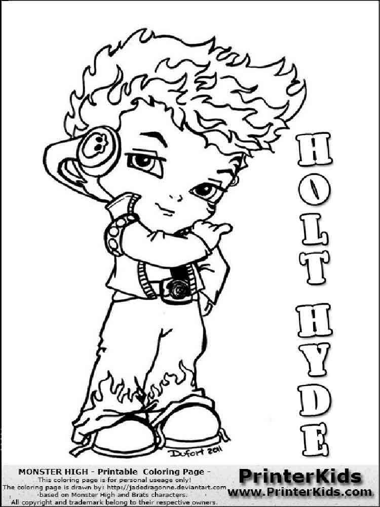 Baby Holt Hyde coloring page