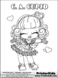 Baby C.A. Cupid coloring page