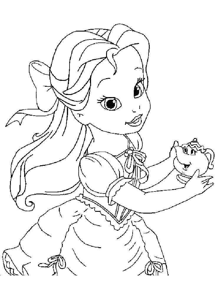 Baby Belle coloring page