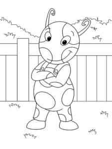 Uniqua from Backyardigans coloring page