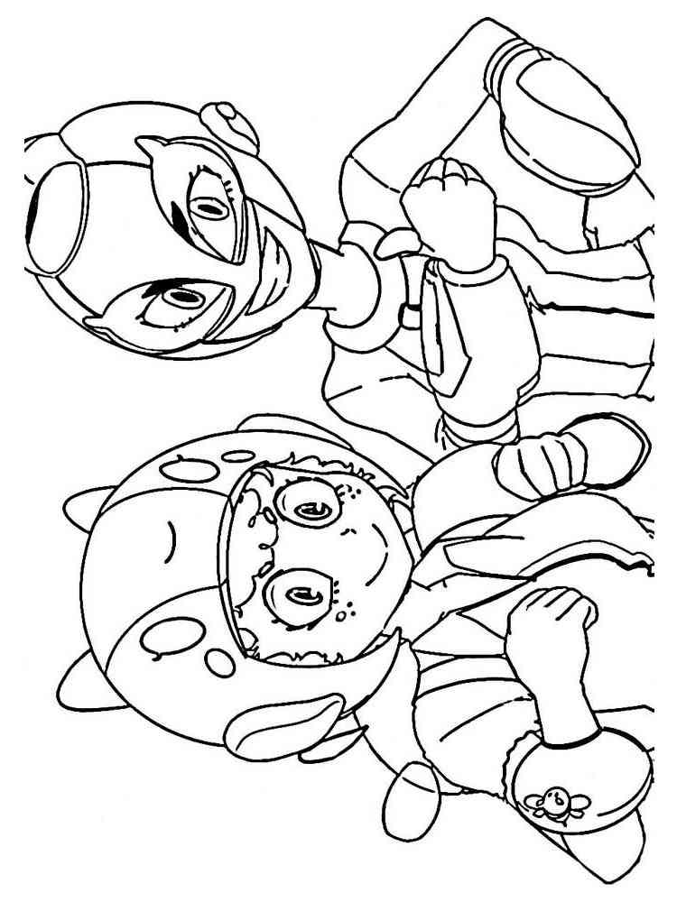 Max and Bea Brawl Stars coloring page