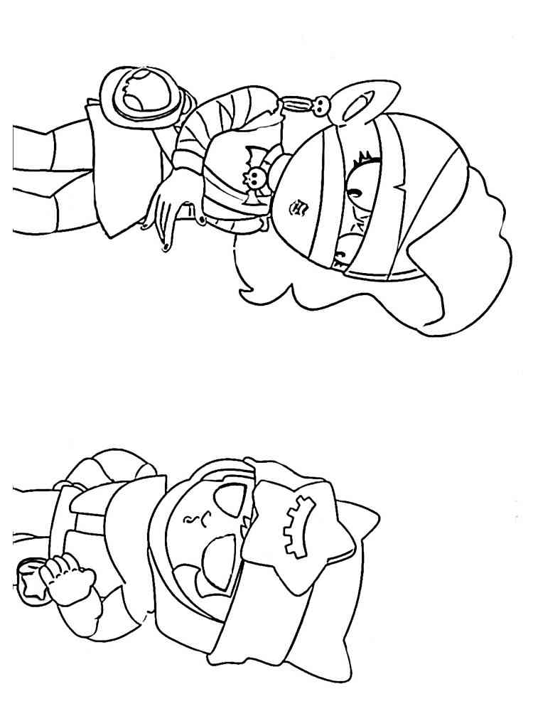Emz and Sandy 2 coloring page