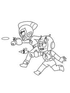Max and Bea coloring page