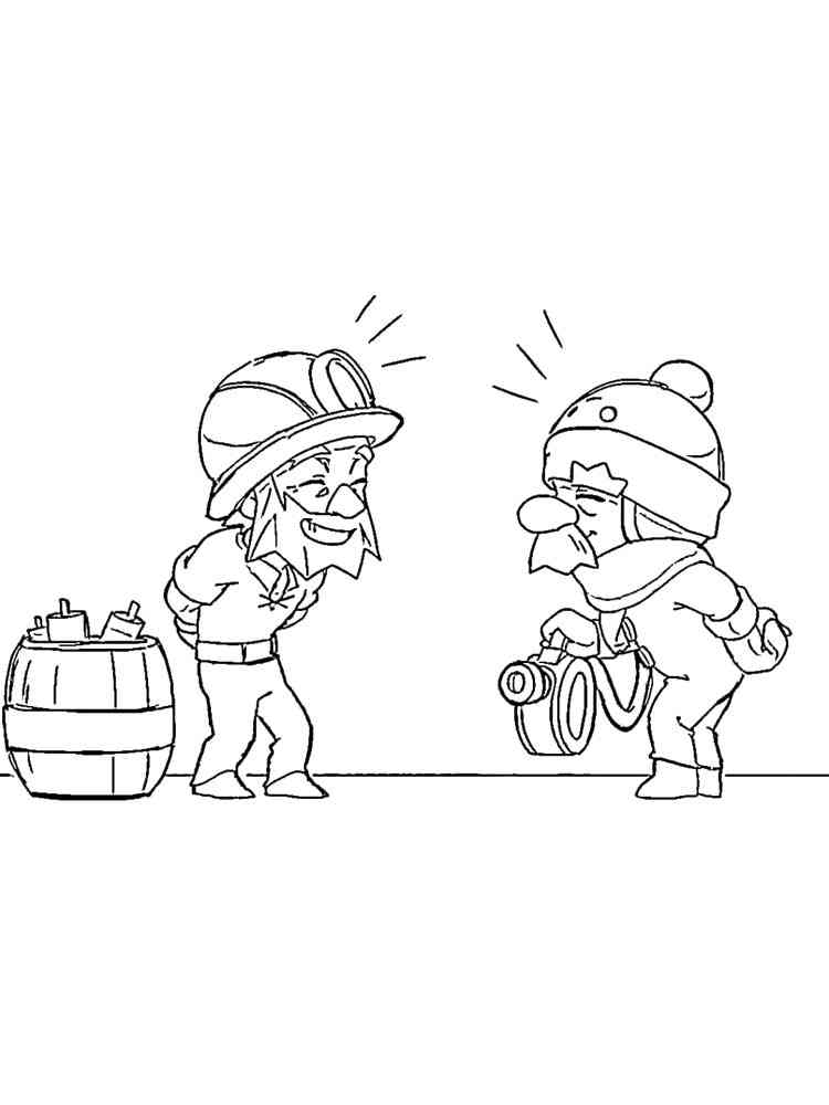 Dynamike and Gale coloring page