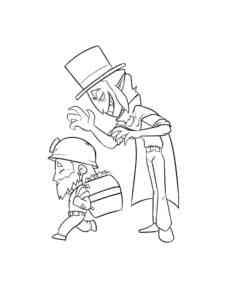 Dynamike and Mortis coloring page