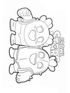 Spike Skins Brawl Stars coloring page