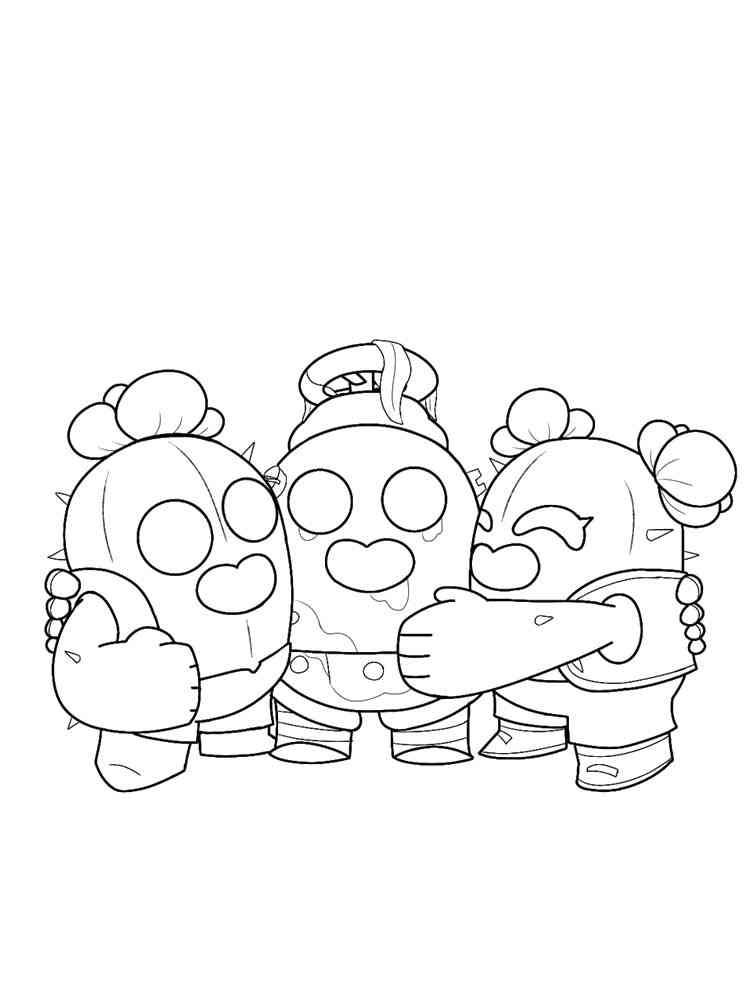 Spike Skins coloring page
