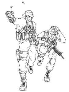 Call of Duty 7 coloring page