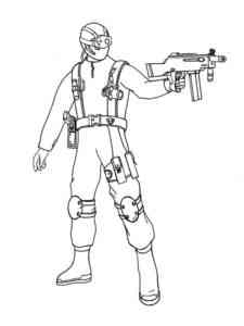 Call of Duty 4 coloring page