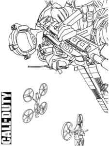 Call of Duty 3 coloring page
