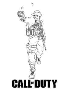 Call of Duty 2 coloring page