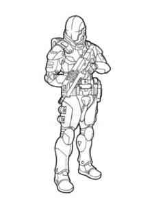 Call of Duty 1 coloring page