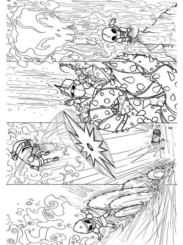 Comics Castle Crashers coloring page