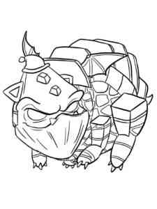 Lava Hound Clash Of Clans coloring page
