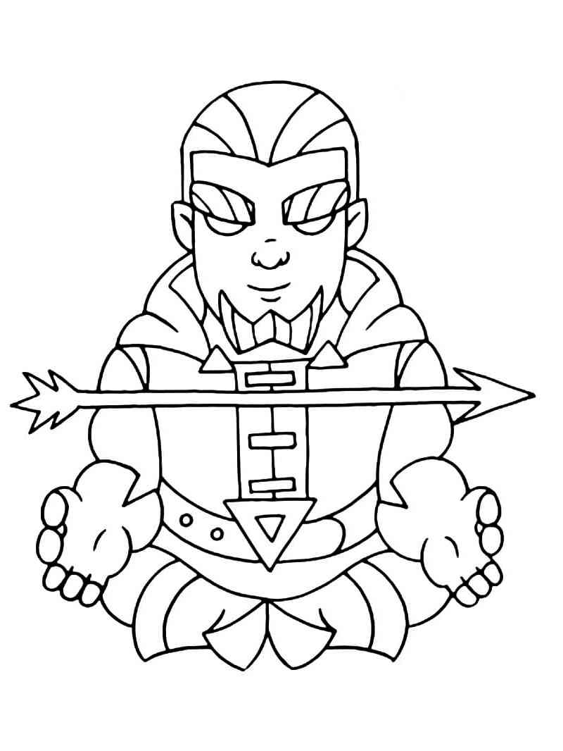Magic Archer Clash Of Clans coloring page