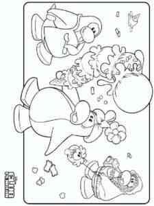 Penguins from Club Penguin 3 coloring page
