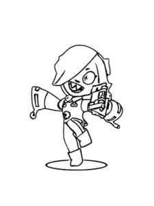 Colette Brawl Stars 1 coloring page