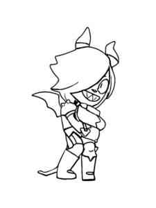Colette Brawl Stars 3 coloring page