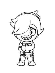 Colette Brawl Stars 5 coloring page