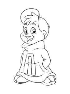 Baby Alvin coloring page