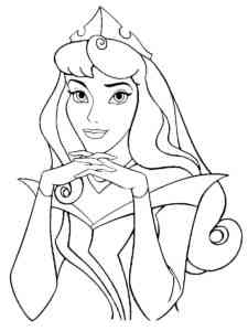 Mysterious Aurora coloring page