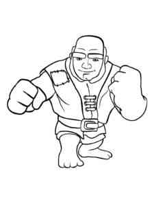 Giant Card Clash Royale coloring page