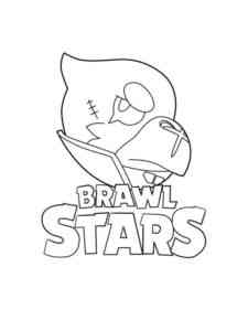 Crow Brawl Stars 5 coloring page
