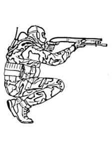 Terrorist from Counter-Strike coloring page