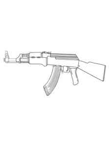 AK-47 Counter-Strike coloring page