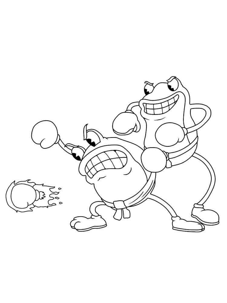 Ribby and Croaks coloring page