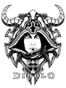 Diablo 6 coloring page