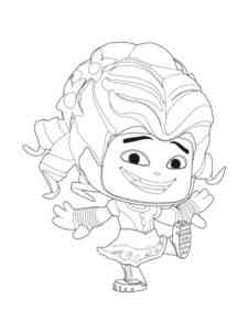 Alice Kingsleigh Disney Universe coloring page