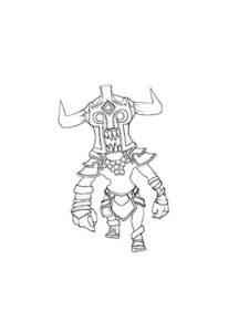 Undying Dota 2 coloring page