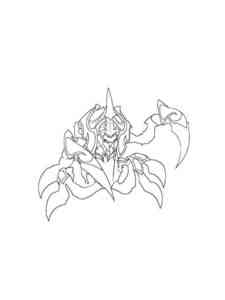Nyx Assassin Dota 2 coloring page