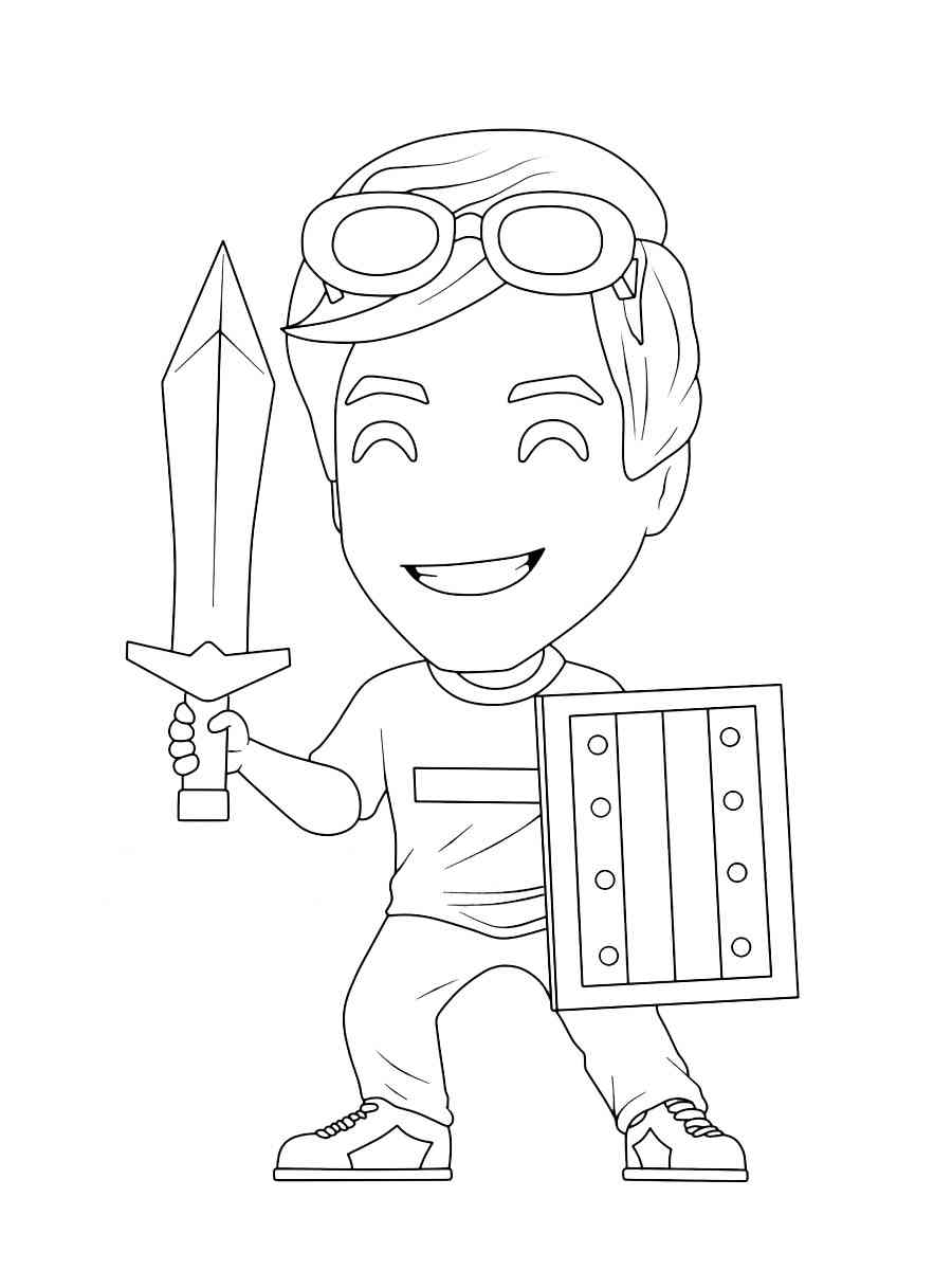 Dream SMP 2 coloring page
