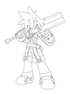 Knight Elsword coloring page