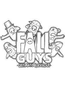 Fall Guys: Ultimate Knockout coloring page