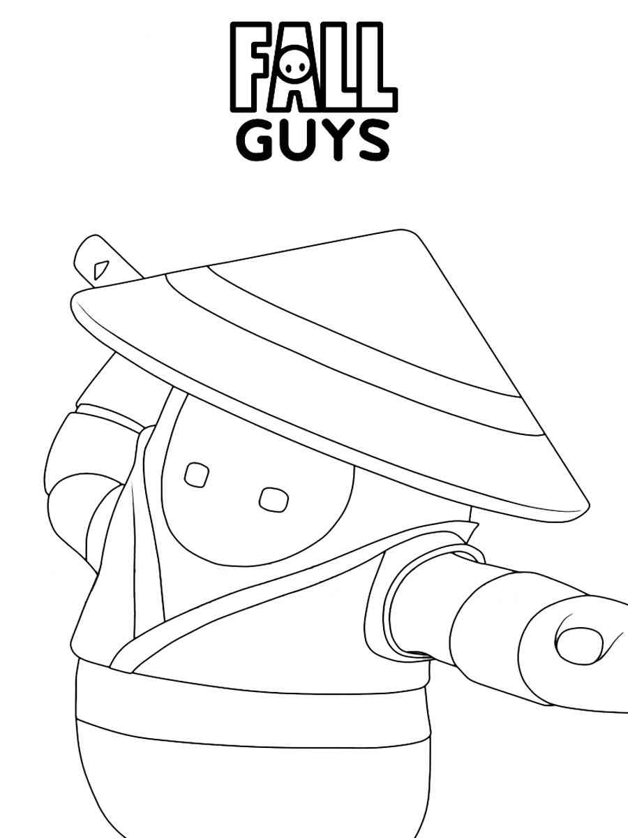Latter Day Messenger Fall Guys coloring page