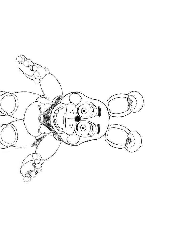 Bonnie Five Nights At Freddy’s coloring page