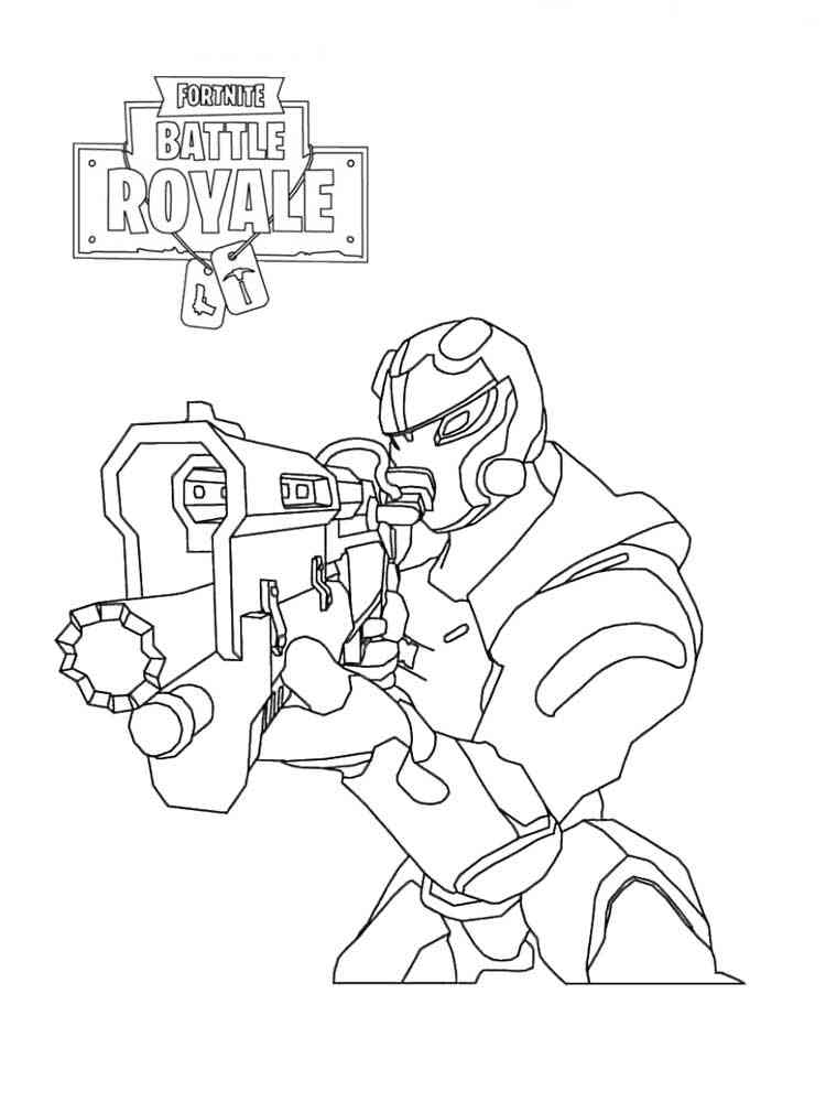 Carbide Fortnite coloring page