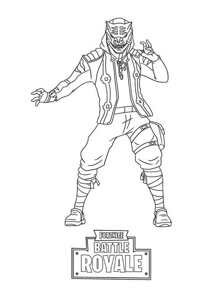 Drift Fortnite coloring page