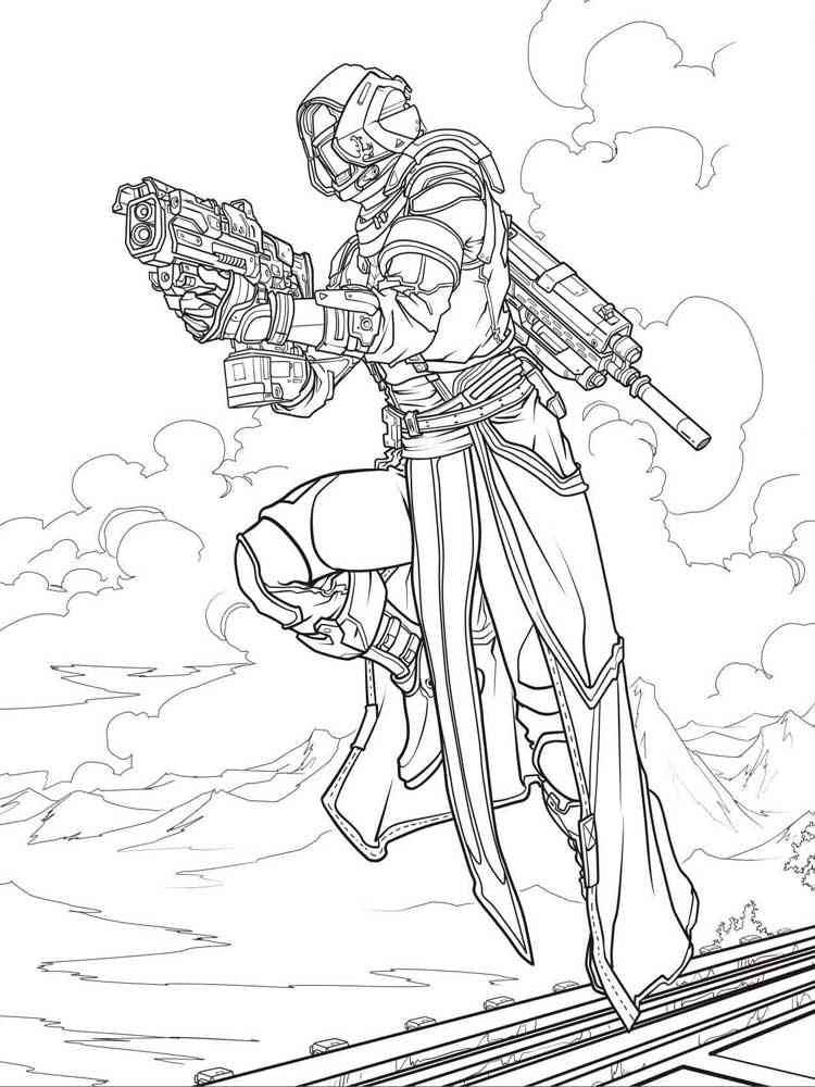 Fortnite Character 5 coloring page