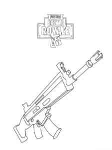 Scar Fortnite coloring page