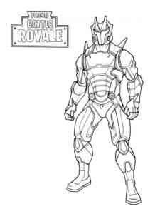 Omega Fortnite coloring page