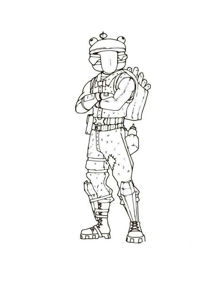 Fortnite Beef Boss coloring page